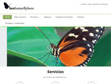 Tablet Screenshot of bcnbutterflyfarm.com